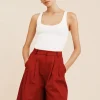 AXEL SCOOP TANK - WHITE