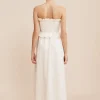 COBY STRAPLESS DRESS - CREAM