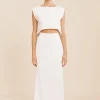 EMMA PENCIL SKIRT - IVORY