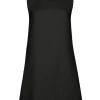 EMMA SHIFT DRESS - BLACK