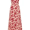 LORI DRESS - SCARLET BLOOM