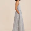 MIRA DRESS - BLUE GINGHAM