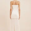 ROMY STRAPLESS DRESS - CREAM
