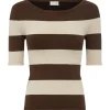 THEO TOP - CHOCOLATE STRIPE