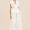 WESLEY TROUSER - VINTAGE WHITE